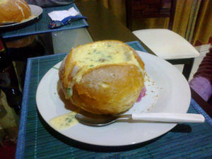Mandioc soup in bread bowl 1.jpg