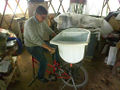 Bike powered washing machine at Arca Verde.jpg